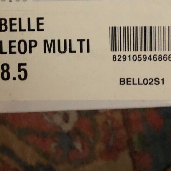 Steve Madden Leopard/Studded Detailed "Belle" Sneakers Size 8.5 NWT - Picture 4 of 13